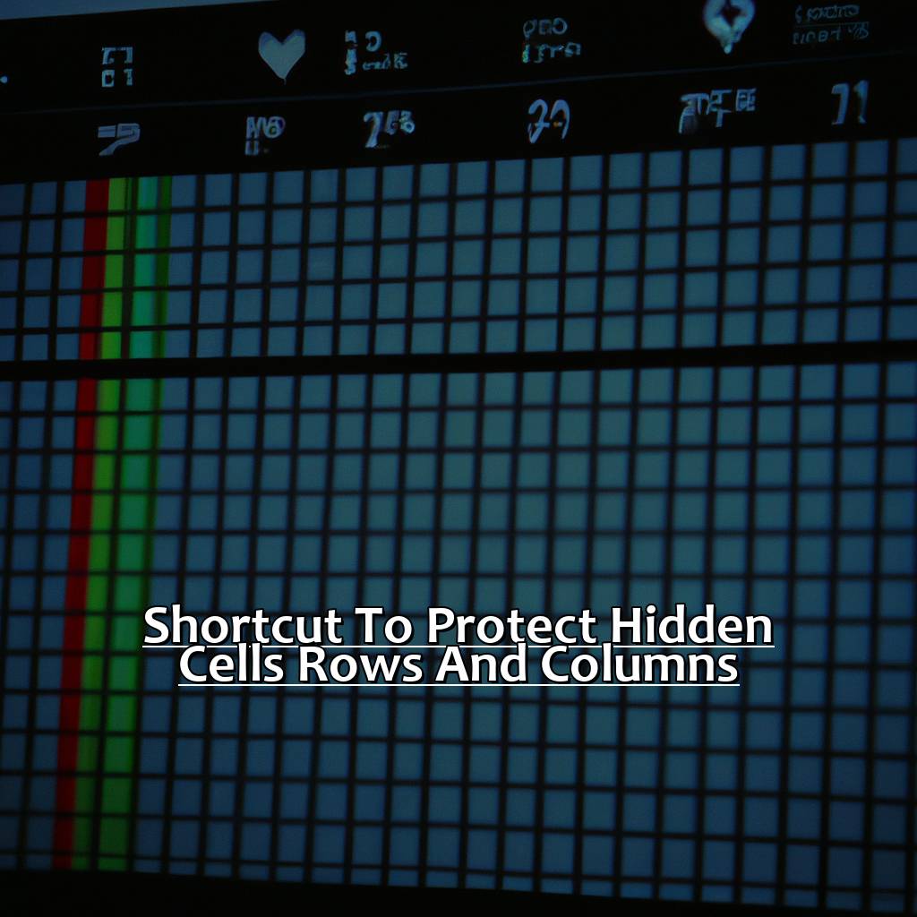 Shortcut to protect hidden cells, rows, and columns-How to hide cells in excel shortcut, 
