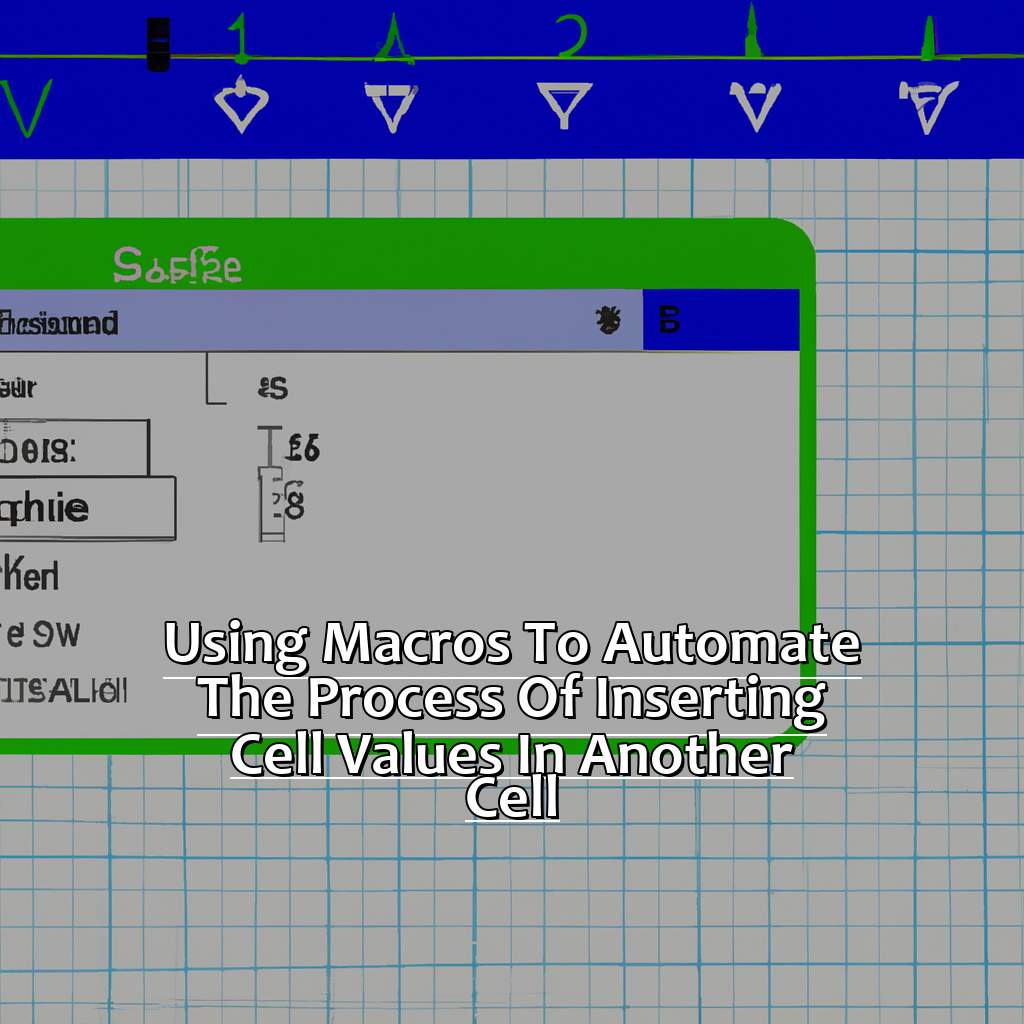 Using macros to automate the process of inserting cell values in another cell-How to quickly insert a cell