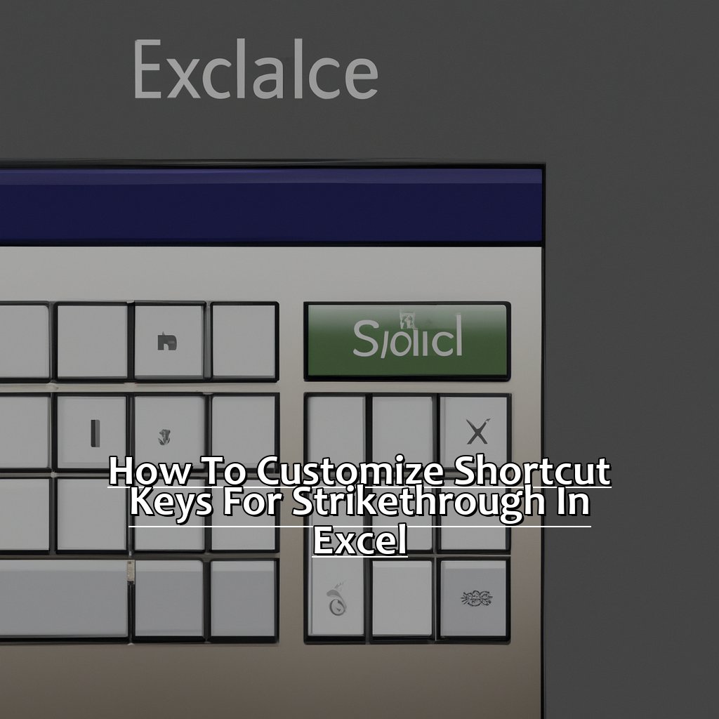 How to Customize Shortcut Keys for Strikethrough in Excel-How to strikethrough in excel shortcut, 