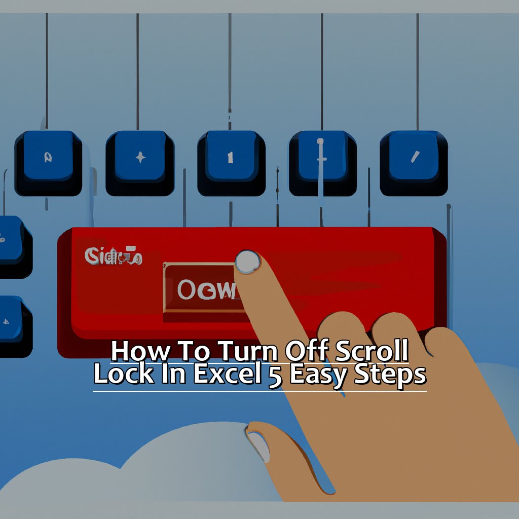 How to turn off Scroll Lock in Excel [5 easy steps]-How to turn off Scroll Lock in Excel [5 easy steps], 