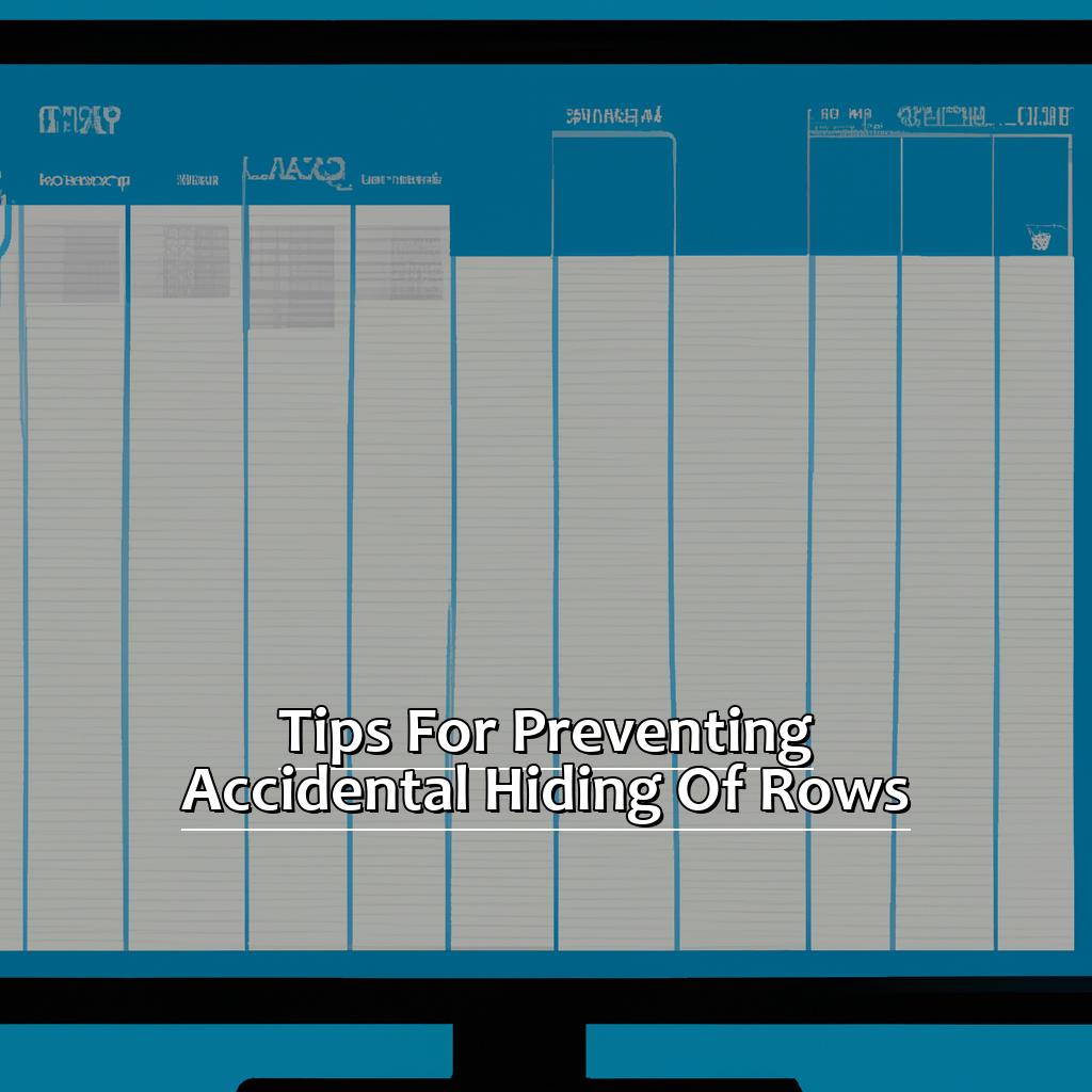 Tips for preventing accidental hiding of rows-How to unhide all rows in excel shortcut, 