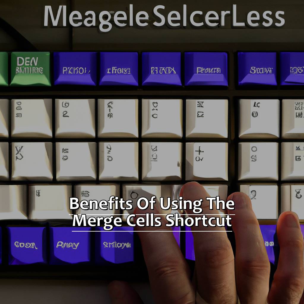 Benefits of using the merge cells shortcut-How to use the merge cells shortcut in Excel, 