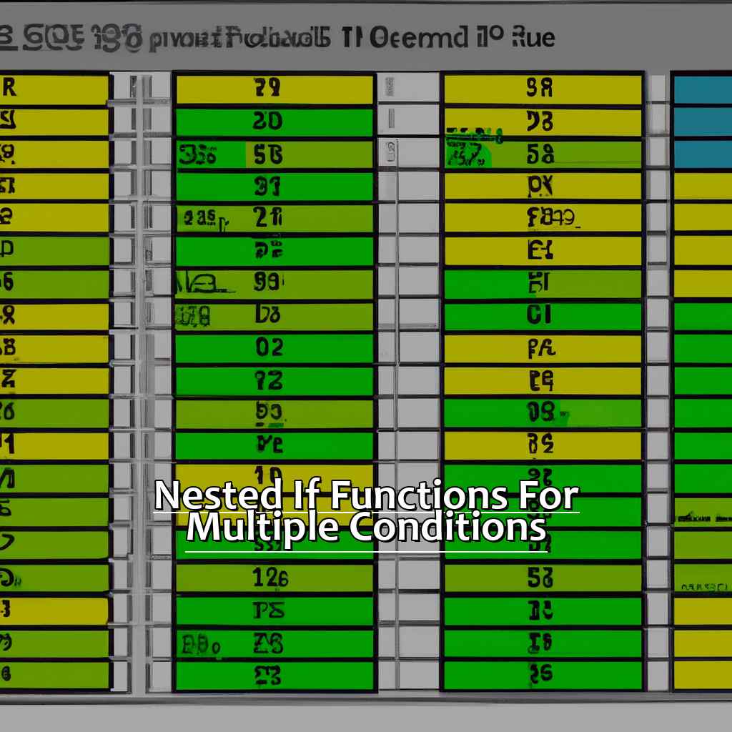 Nested IF Functions for Multiple Conditions-Leaving a Cell Value Unchanged If a Condition Is False in Excel, 