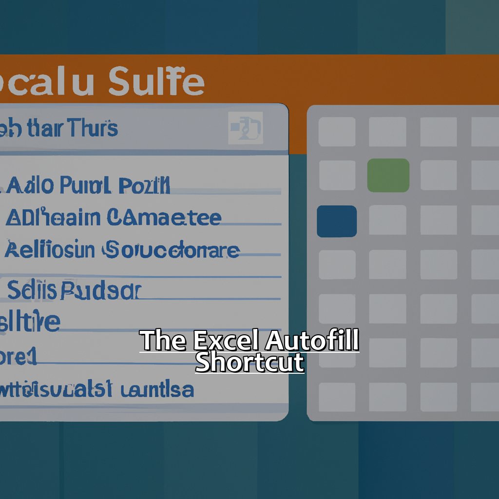 The Excel Autofill Shortcut-Master the Excel Autofill Shortcut to Save Time on Data Entry, 
