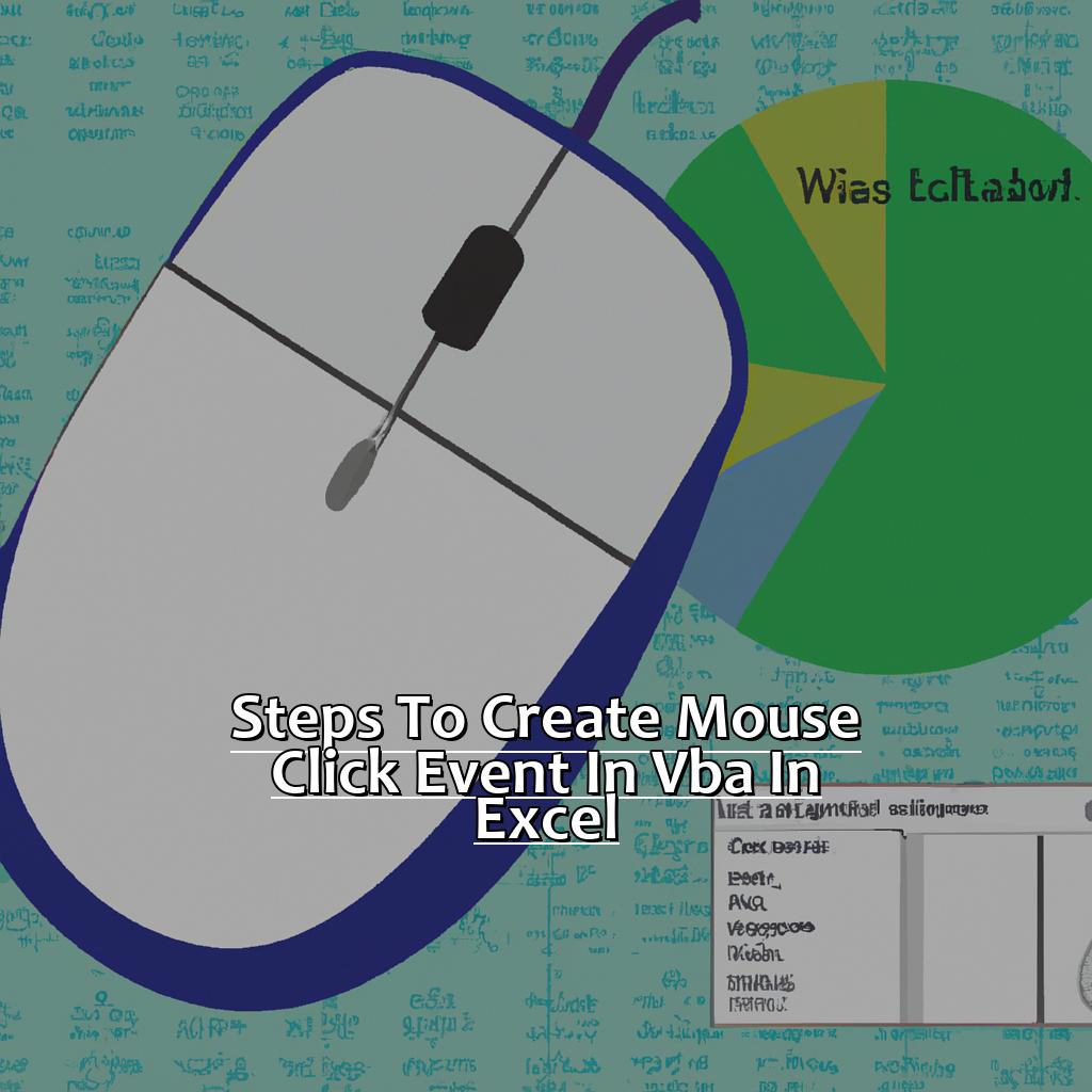 Steps to Create Mouse Click Event in VBA in Excel-Mouse Click Event in VBA in Excel, 