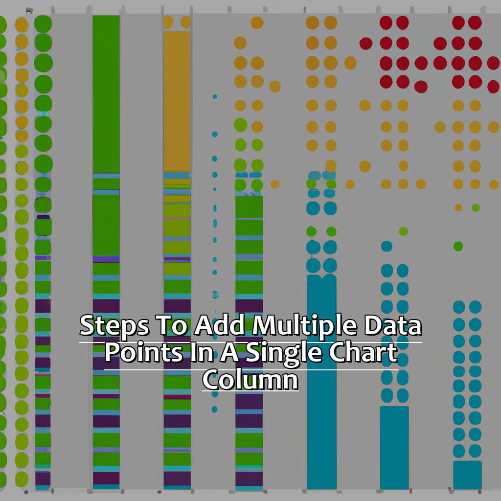 Steps to add multiple data points in a single chart column-Multiple Data Points in a Chart Column in Excel, 