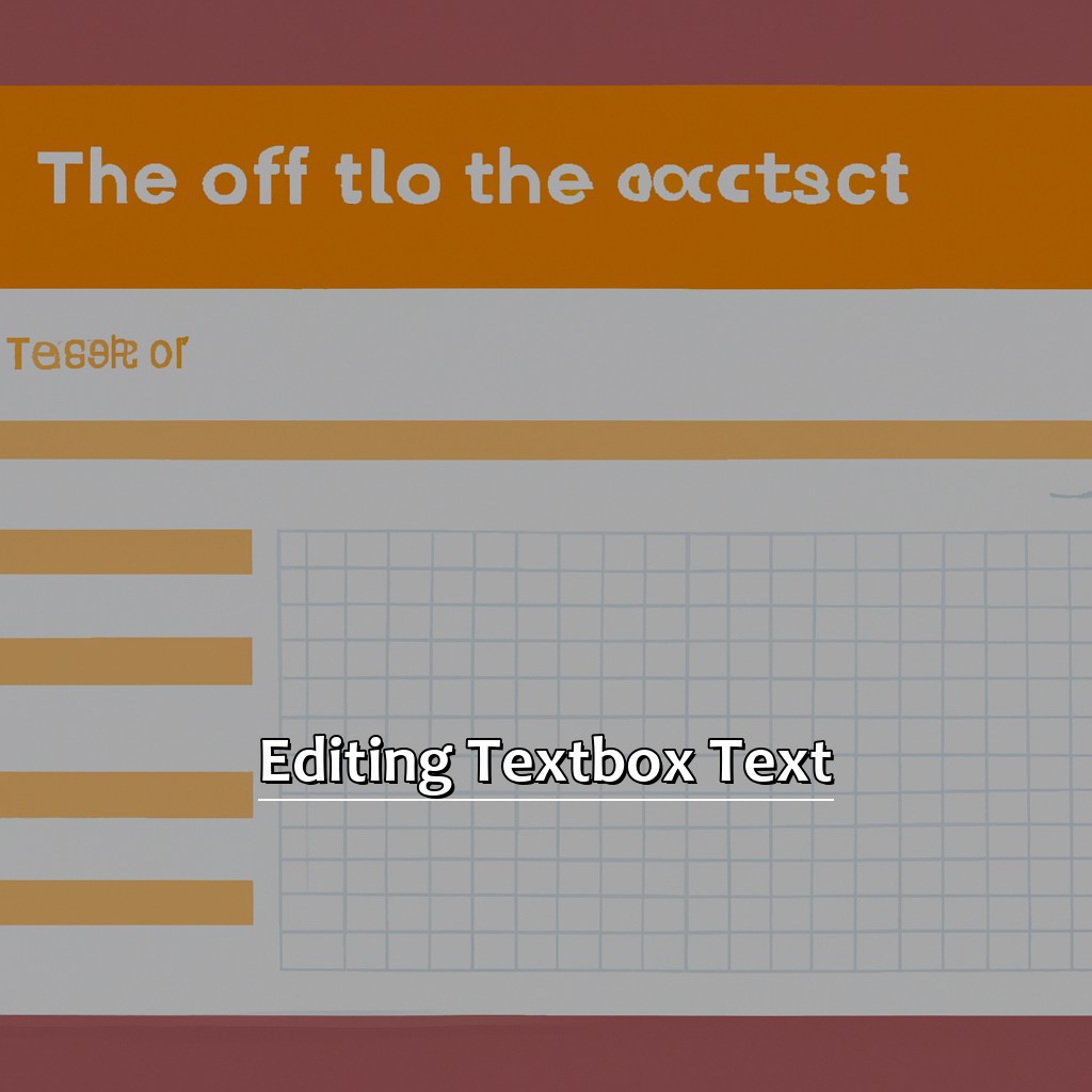 Editing Textbox Text-Placing Textbox Text Into a Worksheet in Excel, 
