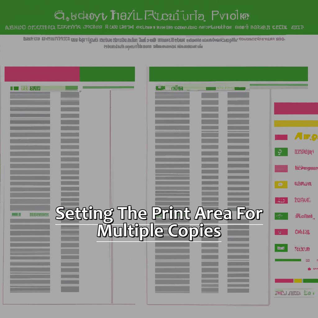 Setting the Print Area for Multiple Copies-Printing More Than One Copy in Excel, 