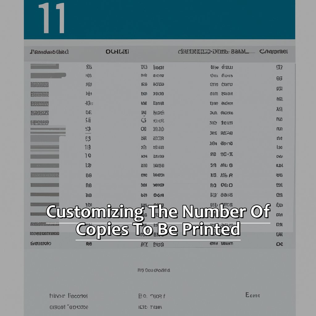 Customizing the Number of Copies to be Printed-Printing More Than One Copy in Excel, 
