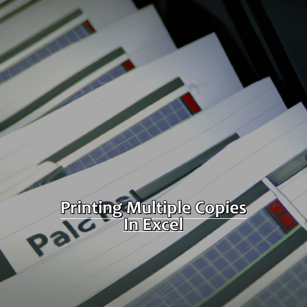 Printing Multiple Copies in Excel-Printing More Than One Copy in Excel, 