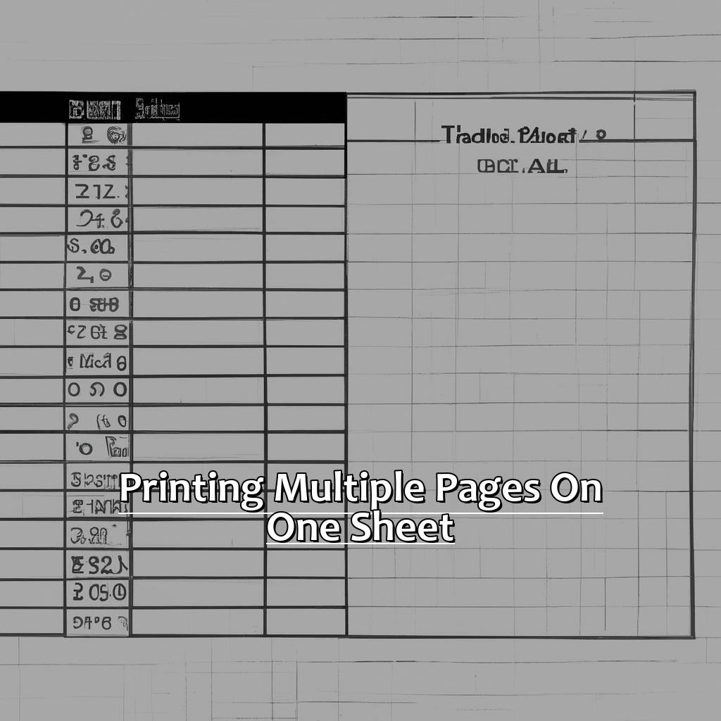 Printing Multiple Pages on One Sheet-Printing Multiple Pages On a Piece of Paper in Excel, 