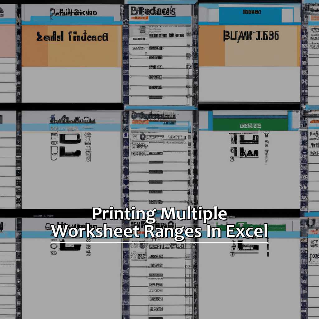 Printing Multiple Worksheet Ranges in Excel-Printing Multiple Worksheet Ranges in Excel, 