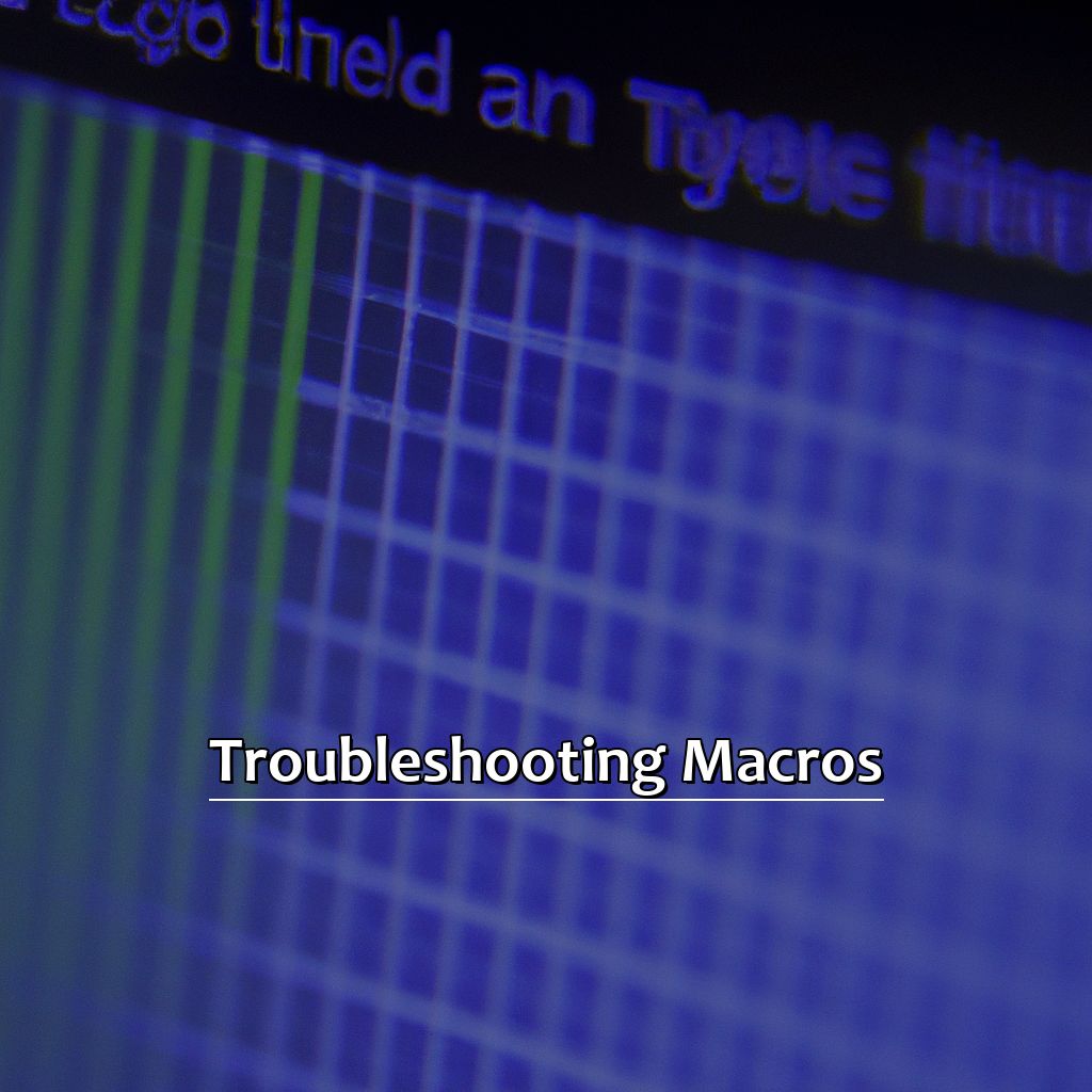 Troubleshooting Macros-Relative References when Recording Macros in Excel, 