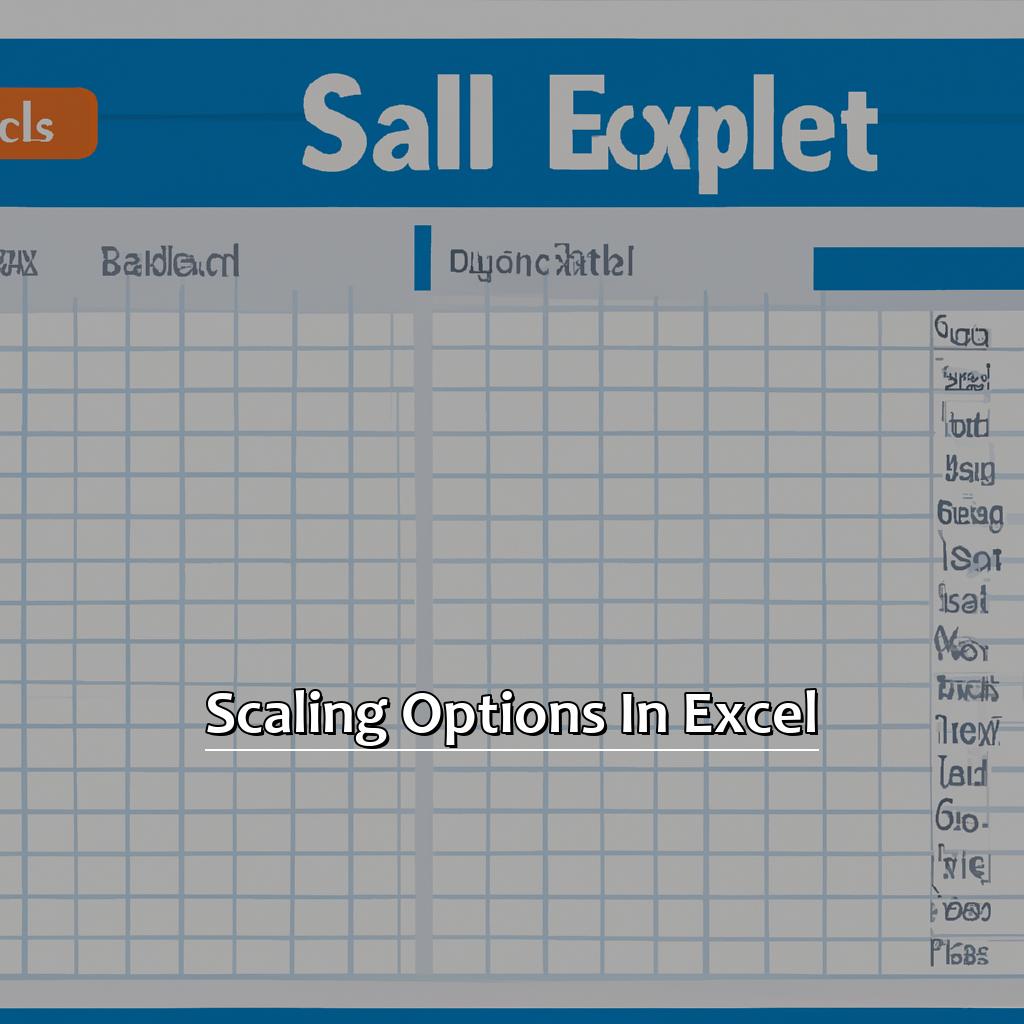 Scaling Options in Excel-Scaling Your Printing in Excel, 