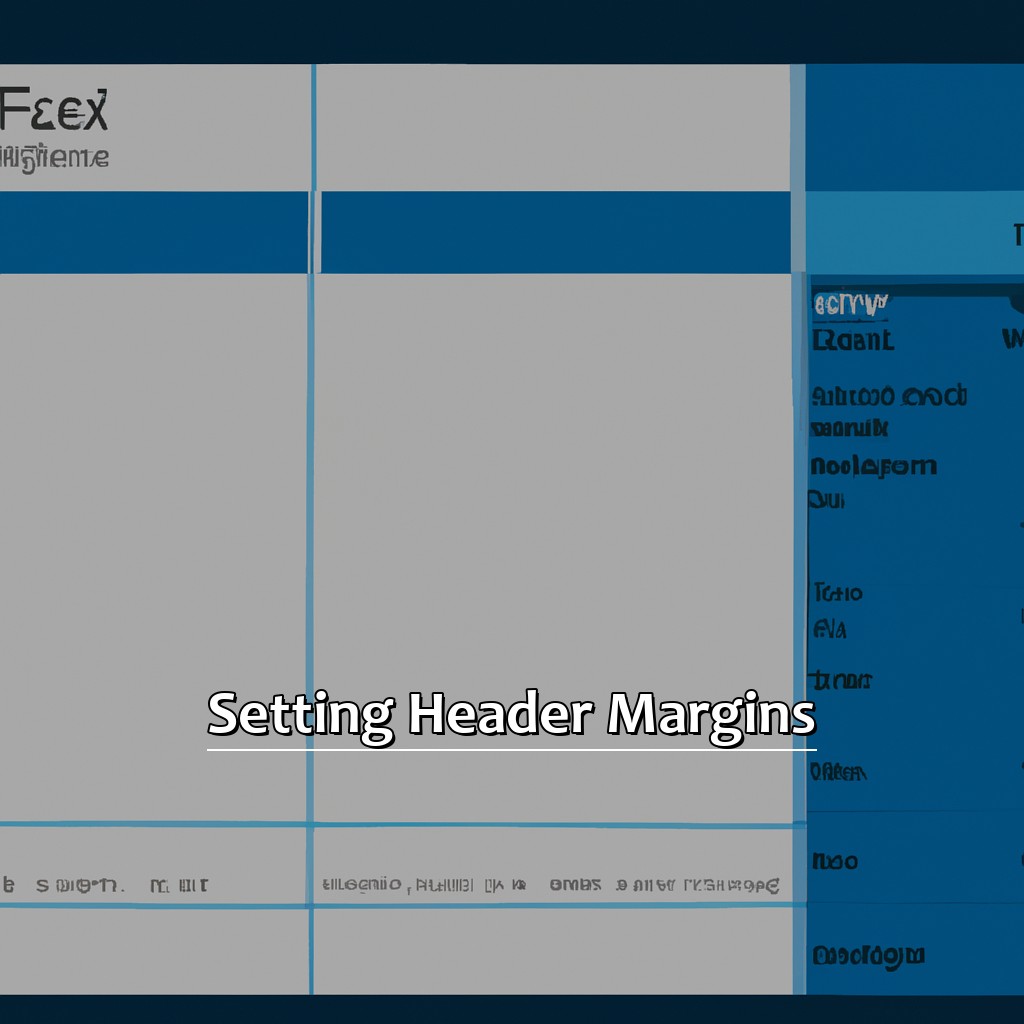 Setting Header Margins-Setting Header and Footer Margins in Excel, 