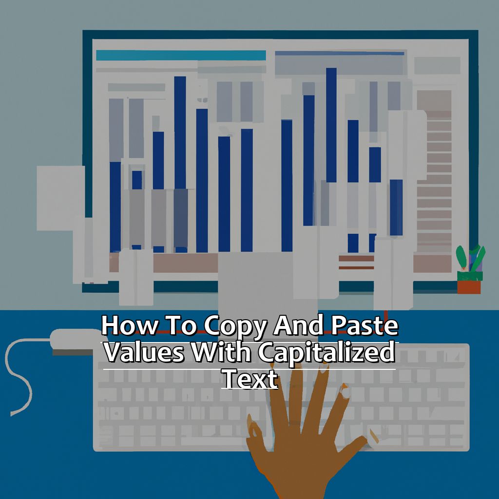 How to Copy and Paste Values with Capitalized Text-Shortcuts to Quickly Capitalize All Letters in Excel, 