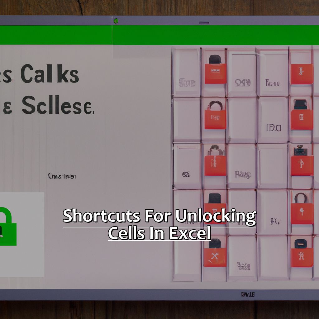 Shortcuts for Unlocking Cells in Excel-Shortcuts to quickly lock or unlock cells in Excel, 