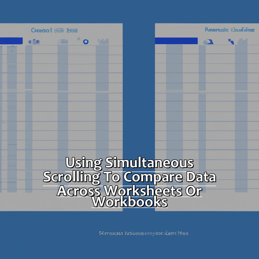 Using Simultaneous Scrolling to Compare Data Across Worksheets or Workbooks-Simultaneous Scrolling in Excel, 