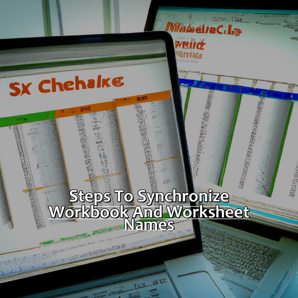 Steps to Synchronize Workbook and Worksheet Names-Synchronized Workbook and Worksheet Names in Excel, 