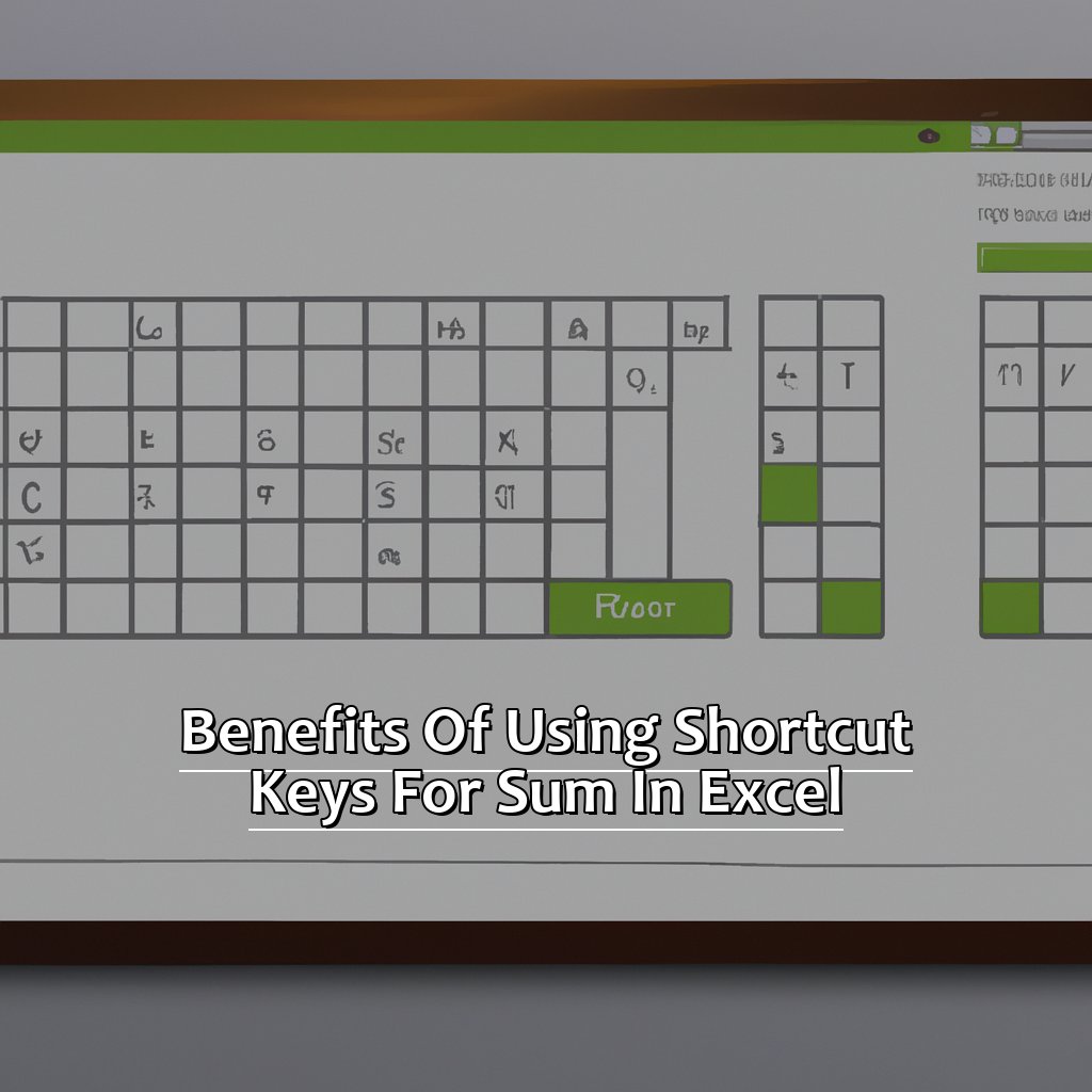 Benefits of Using Shortcut Keys for Sum in Excel-The Best Shortcut Keys for Sum in Excel, 