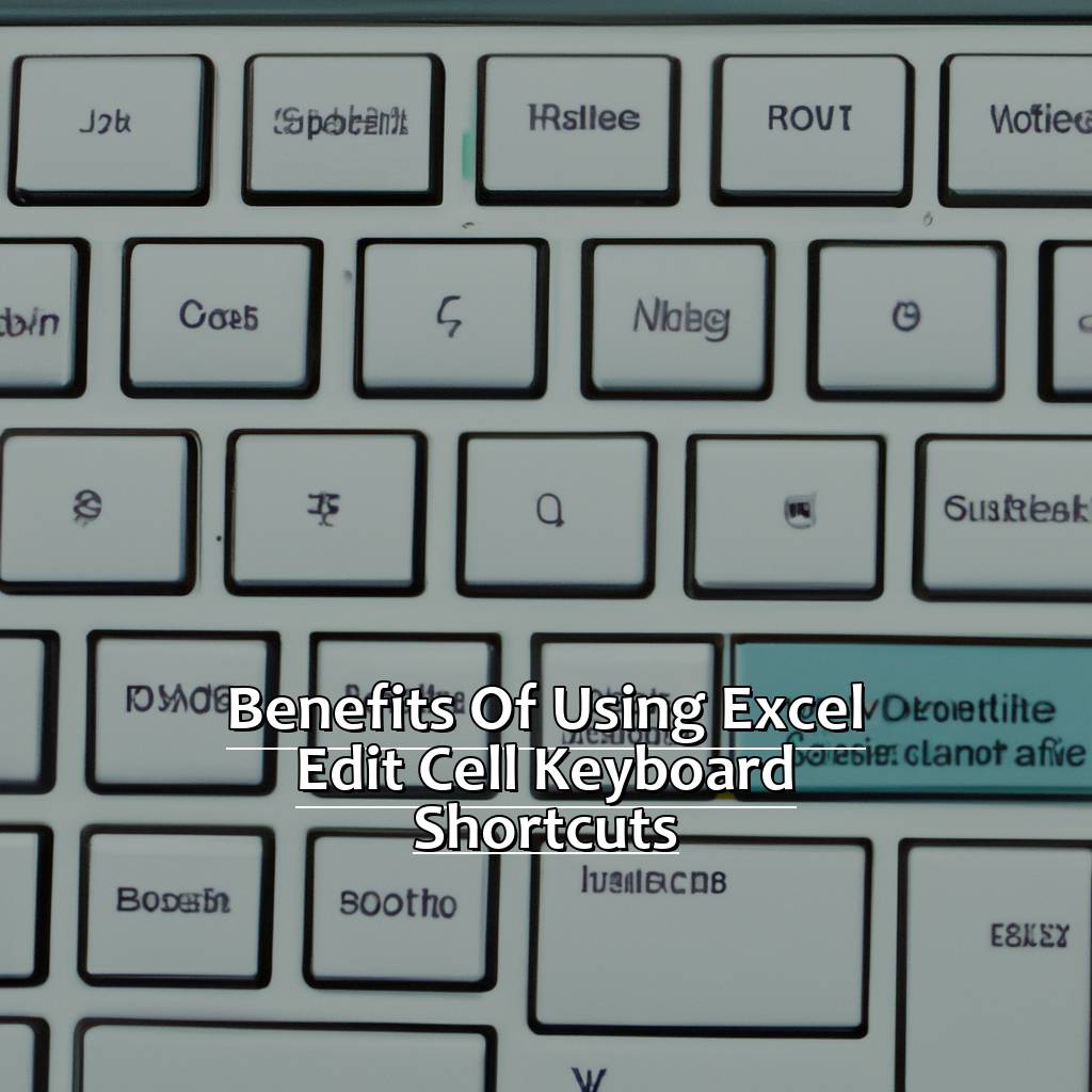 Benefits of Using Excel Edit Cell Keyboard Shortcuts-The Top 5 Excel Edit Cell Keyboard Shortcuts You Need to Know, 