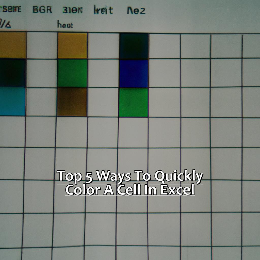 Top 5 ways to quickly color a cell in Excel-The Top 5 Ways to Quickly Color a Cell in Excel, 