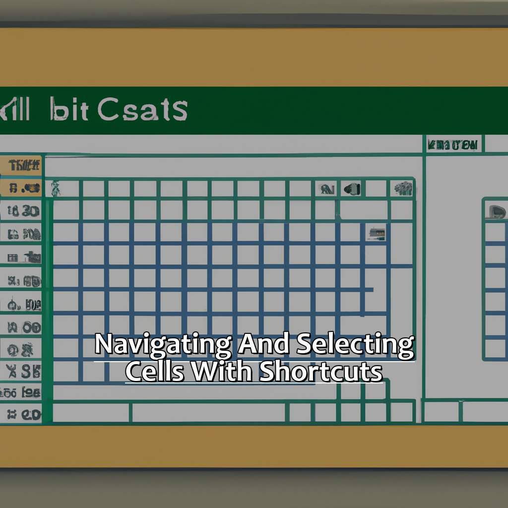 Navigating and Selecting Cells with Shortcuts-The best way to edit cells in excel using shortcuts, 