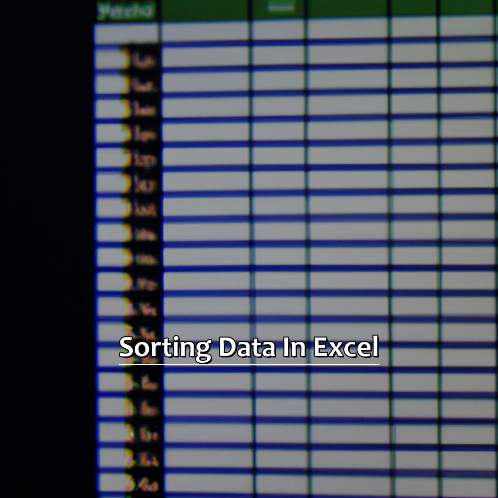 Sorting Data in Excel-Understanding Ascending and Descending Sorts in Excel, 