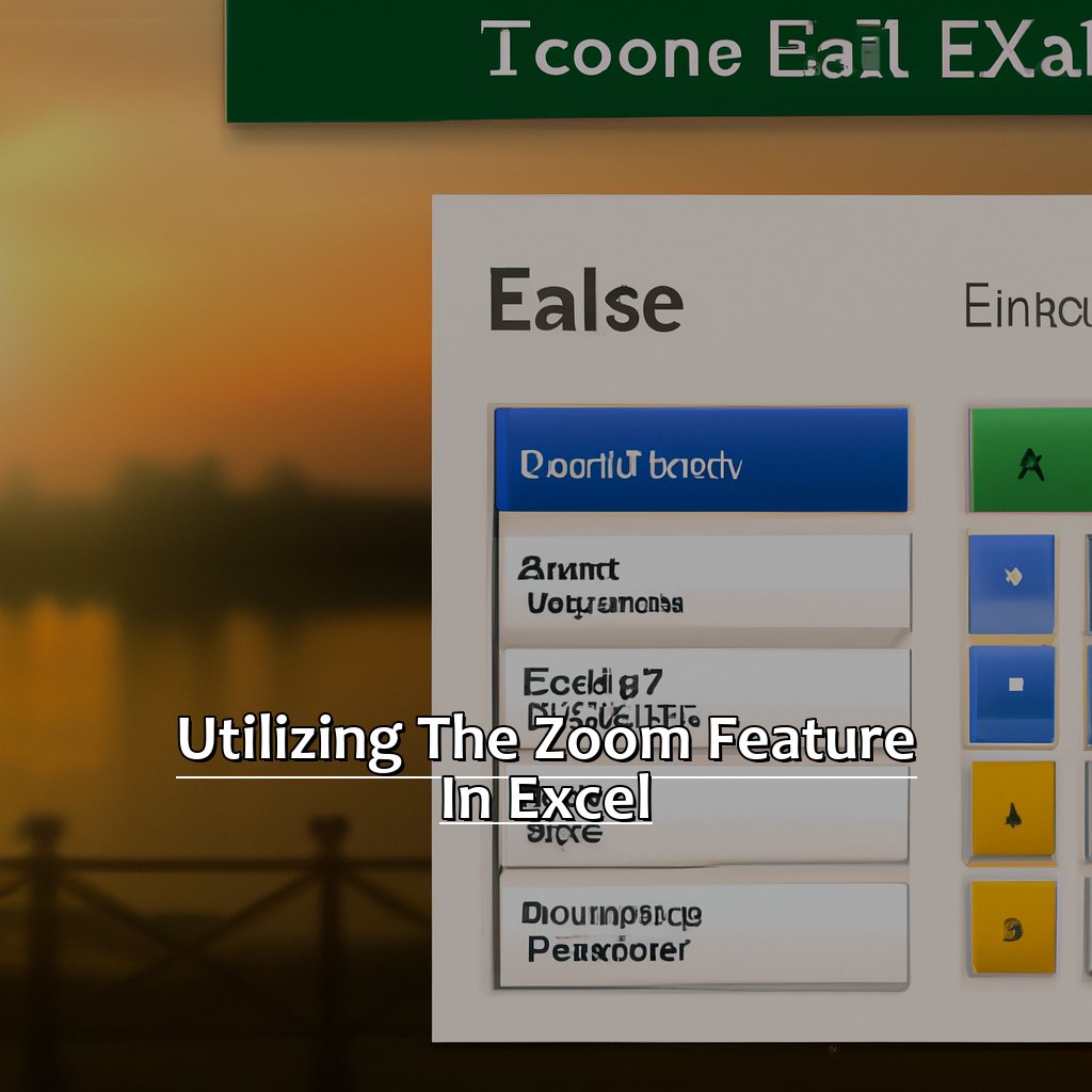 Utilizing the Zoom Feature in Excel-Use These Excel Zoom Shortcuts To Save Time, 