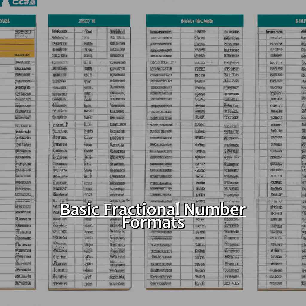 Basic Fractional Number Formats-Using Fractional Number Formats in Excel, 