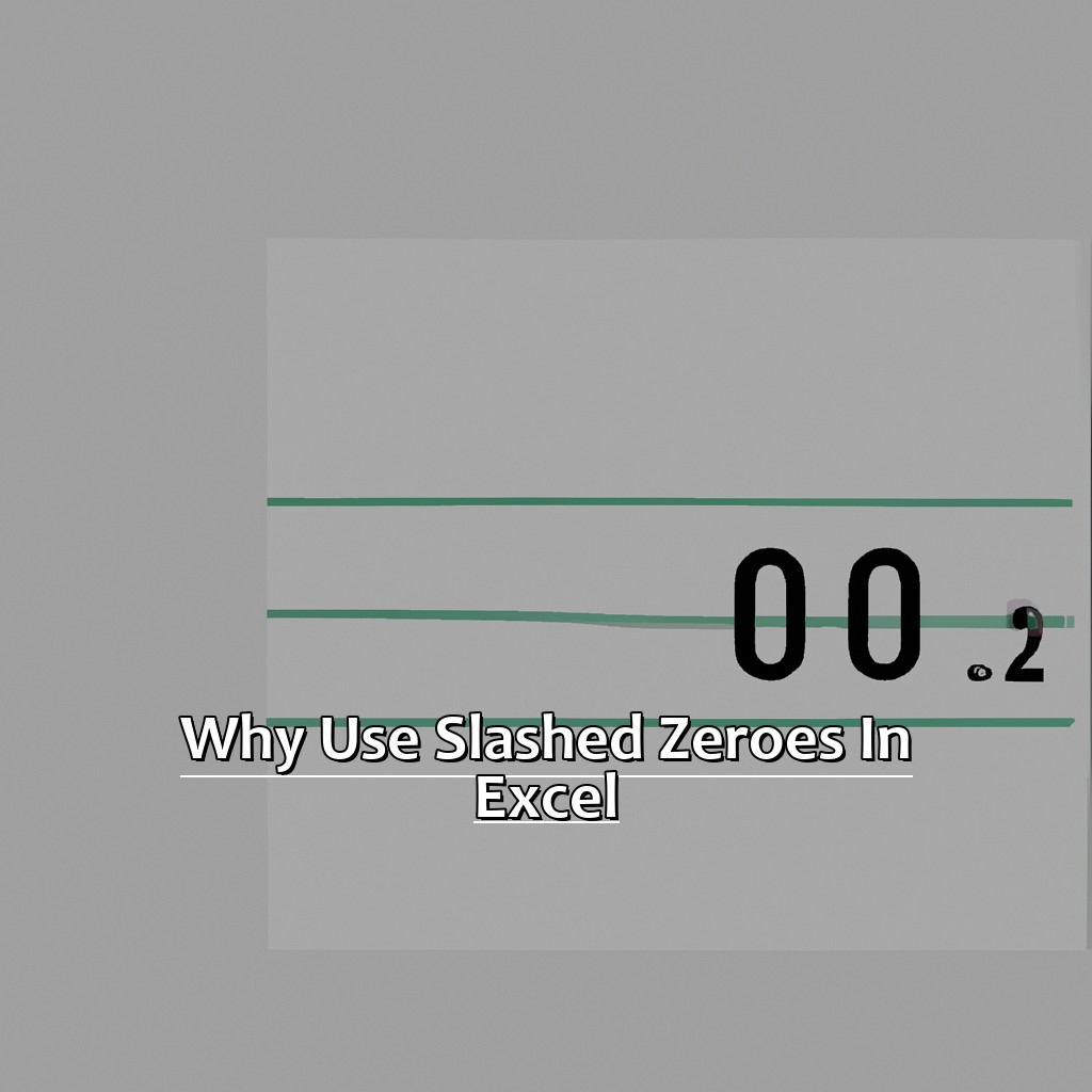 Why use slashed zeroes in Excel?-Using Slashed Zeroes in Excel, 