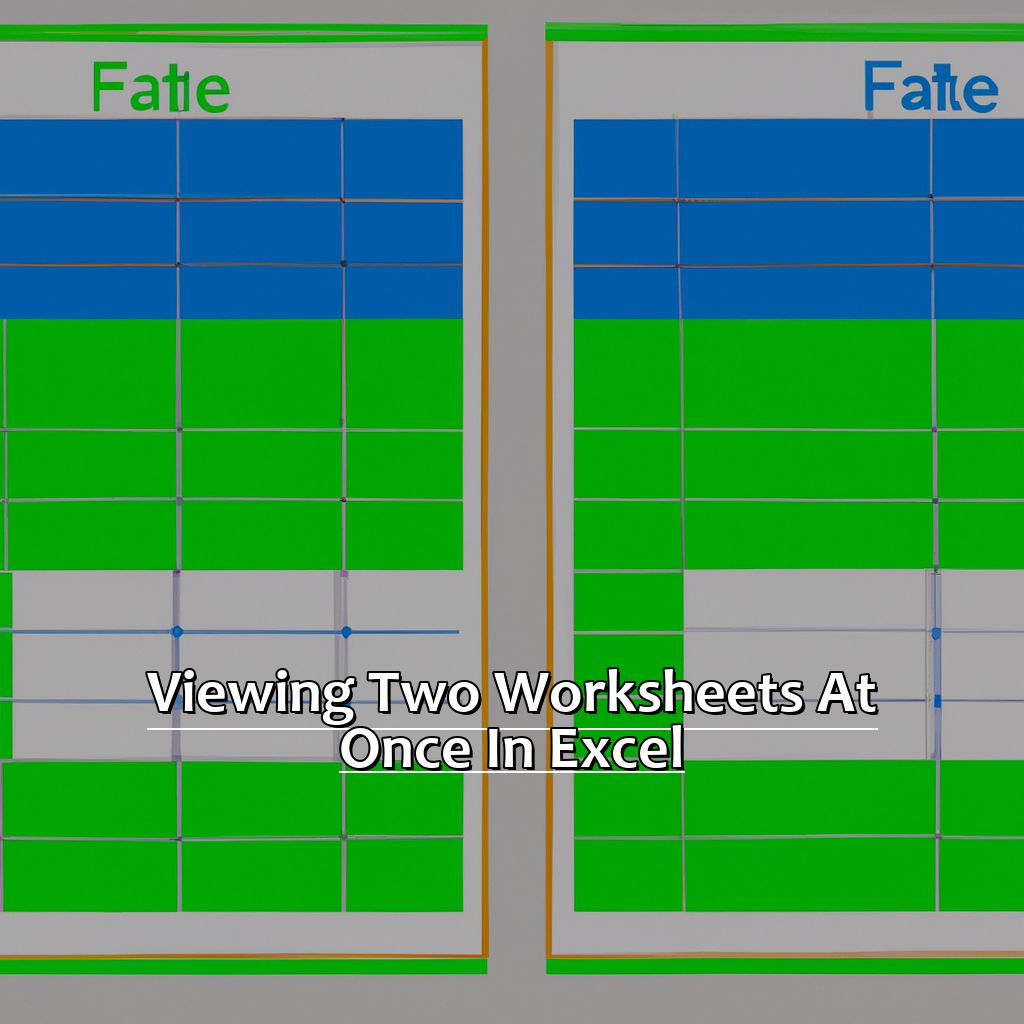 Viewing Two Worksheets At Once in Excel-Viewing Two Worksheets At Once in Excel, 
